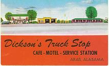 Arab Dicksons truck stop 1957